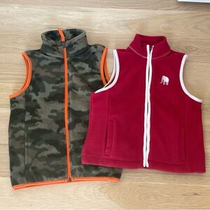 Boys Fleece vest bundle